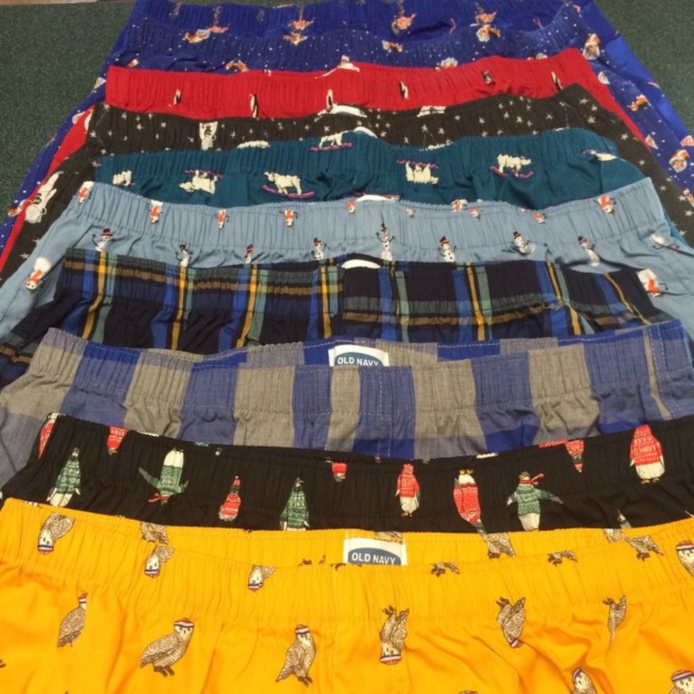 10 pairs Brand New Old Navy boxers. Men's  Large